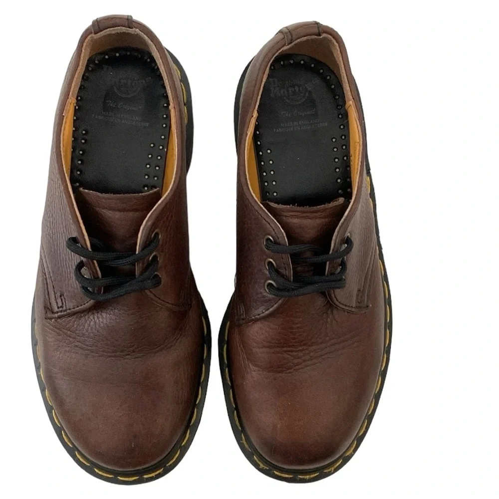 Dr. Marten Vintage Brown Leather Classic Oxfords - Made in England
